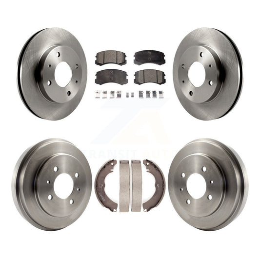 [Avant + Arrière] Kit de Disque et plaquette (céramique) de frein pour Mitsubishi Lancer K8T-103689