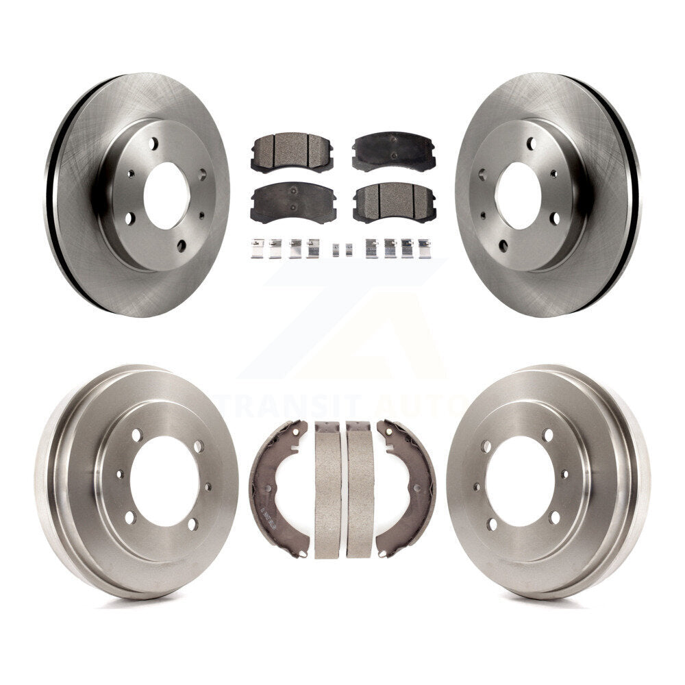 [Avant + Arrière] Kit de Disque et plaquette (céramique) de frein pour Mitsubishi Lancer K8T-103690