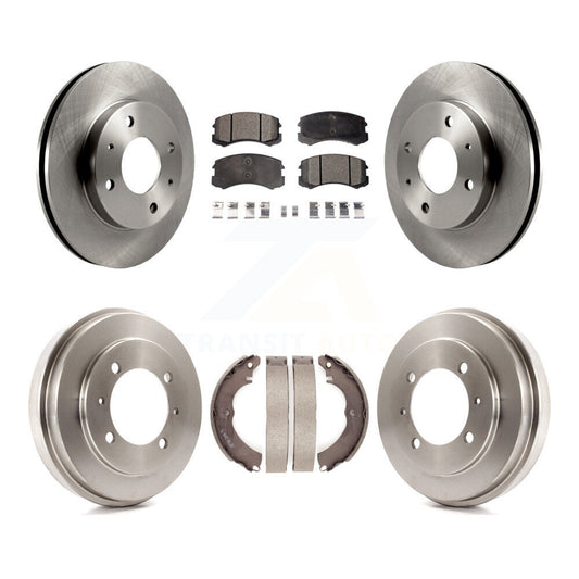 [Avant + Arrière] Kit de Disque et plaquette (céramique) de frein pour Mitsubishi Lancer K8T-103690