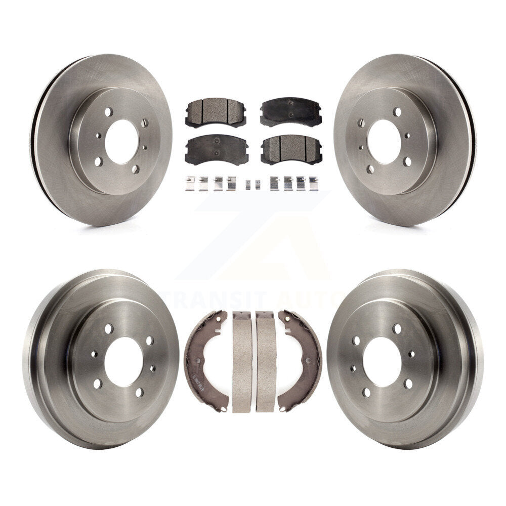 [Avant + Arrière] Kit de Disque et plaquette (céramique) de frein pour Mitsubishi Lancer K8T-103691