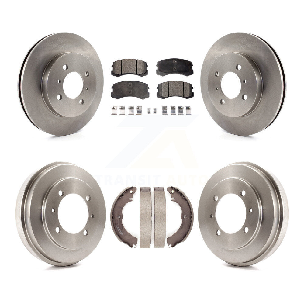 [Avant + Arrière] Kit de Disque et plaquette (céramique) de frein pour Mitsubishi Lancer ES K8T-103692