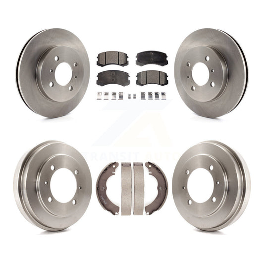 [Avant + Arrière] Kit de Disque et plaquette (céramique) de frein pour Mitsubishi Lancer ES K8T-103692