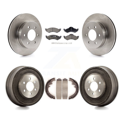 [Avant + Arrière] Kit de Disque et plaquette (céramique) de frein pour 2000-2002 Dodge Dakota Durango K8T-103693
