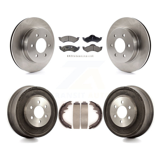 [Avant + Arrière] Kit de Disque et plaquette (céramique) de frein pour 2000-2002 Dodge Dakota Durango K8T-103693