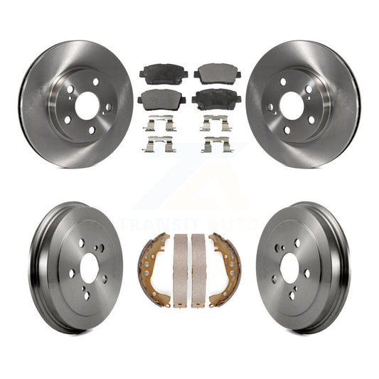 [Avant + Arrière] Kit de Disque et plaquette (céramique) de frein pour 2004-2008 Toyota Prius K8T-103695