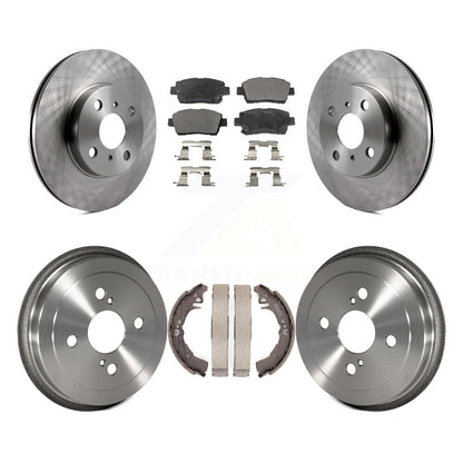 [Avant + Arrière] Kit de Disque et plaquette (céramique) de frein pour 2001-2005 Toyota Echo K8T-103697