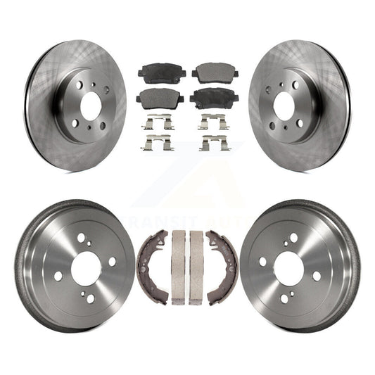 [Avant + Arrière] Kit de Disque et plaquette (céramique) de frein pour 2001-2005 Toyota Echo K8T-103697