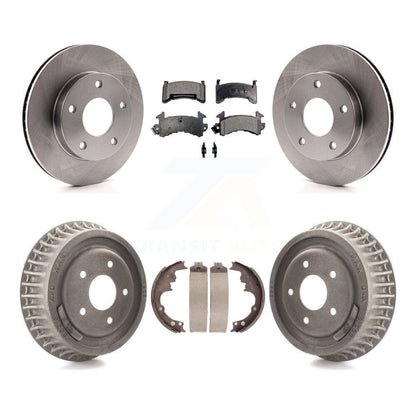 [Avant + Arrière] Kit de Disque et plaquette (céramique) de frein pour Chevrolet S10 GMC Sonoma Blazer Jimmy Oldsmobile Bravada Typhoon K8T-103701