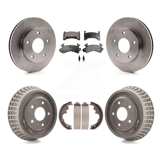 [Avant + Arrière] Kit de Disque et plaquette (céramique) de frein pour Chevrolet S10 GMC Sonoma Blazer Jimmy Oldsmobile Bravada Typhoon K8T-103701