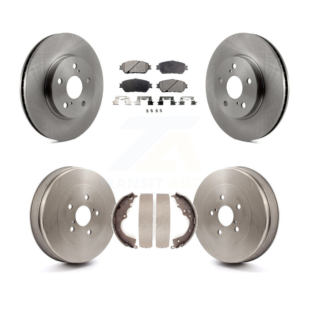 [Avant + Arrière] Kit de Disque et plaquette (céramique) de frein pour 2004-2010 Toyota Sienna K8T-103704