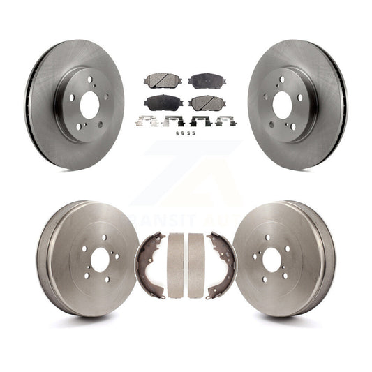 [Avant + Arrière] Kit de Disque et plaquette (céramique) de frein pour 2004-2010 Toyota Sienna K8T-103704