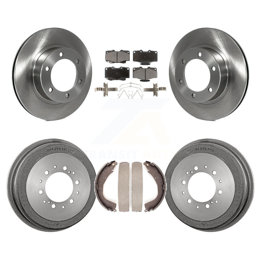 [Avant + Arrière] Kit de Disque et plaquette (céramique) de frein pour 2001 Toyota 4Runner avec 16" Factory Wheels K8T-103714