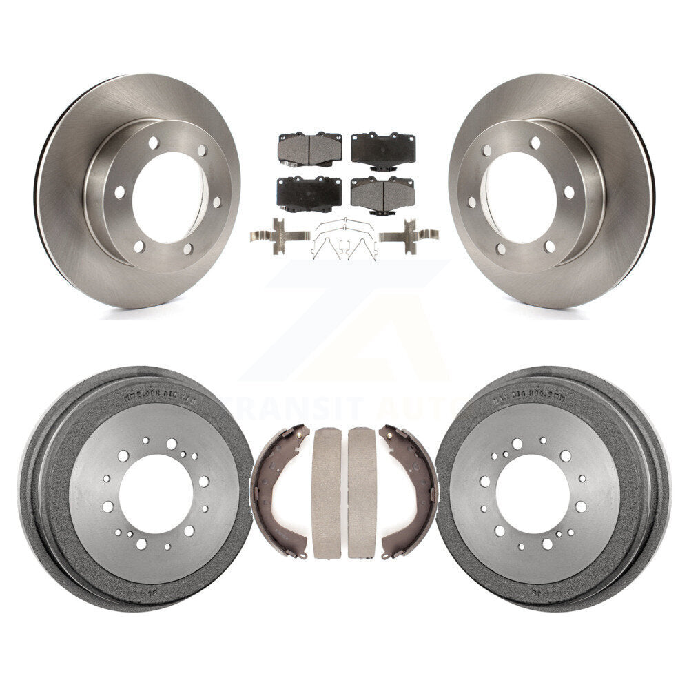 [Avant + Arrière] Kit de Disque et plaquette (céramique) de frein pour 2001 Toyota 4Runner avec 15" Factory Wheels K8T-103715