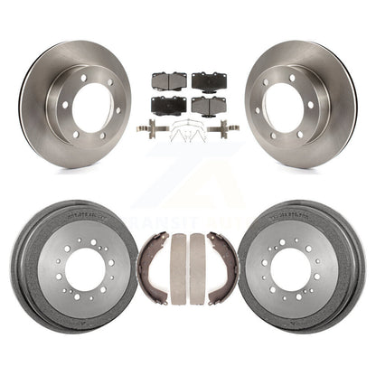 [Avant + Arrière] Kit de Disque et plaquette (céramique) de frein pour 2001 Toyota 4Runner avec 15" Factory Wheels K8T-103715