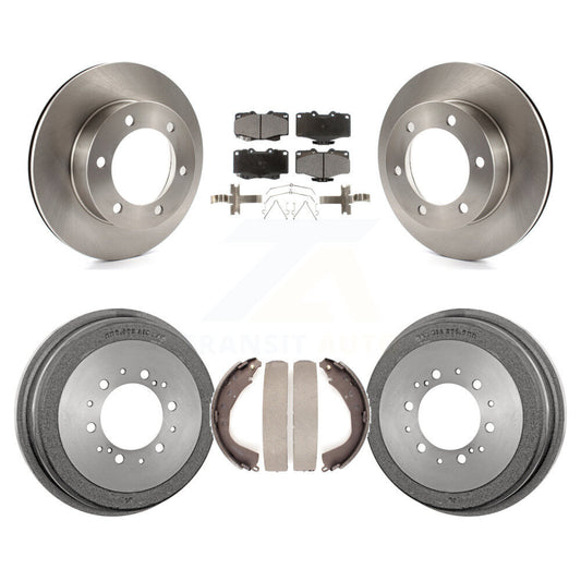 [Avant + Arrière] Kit de Disque et plaquette (céramique) de frein pour 2001 Toyota 4Runner avec 15" Factory Wheels K8T-103715