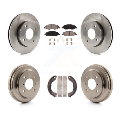 [Avant + Arrière] Kit de Disque et plaquette (céramique) de frein pour 2009-2011 Nissan Versa 1.6L K8T-103717