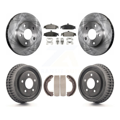 [Avant + Arrière] Kit de Disque et plaquette (céramique) de frein pour Chevrolet Pontiac Grand Am Malibu Classic Oldsmobile Alero Cutlass K8T-103720