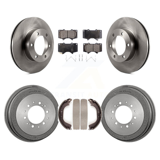 [Avant + Arrière] Kit de Disque et plaquette (céramique) de frein pour 2000-2002 Toyota Tundra 5.3" Plate longueur K8T-103721