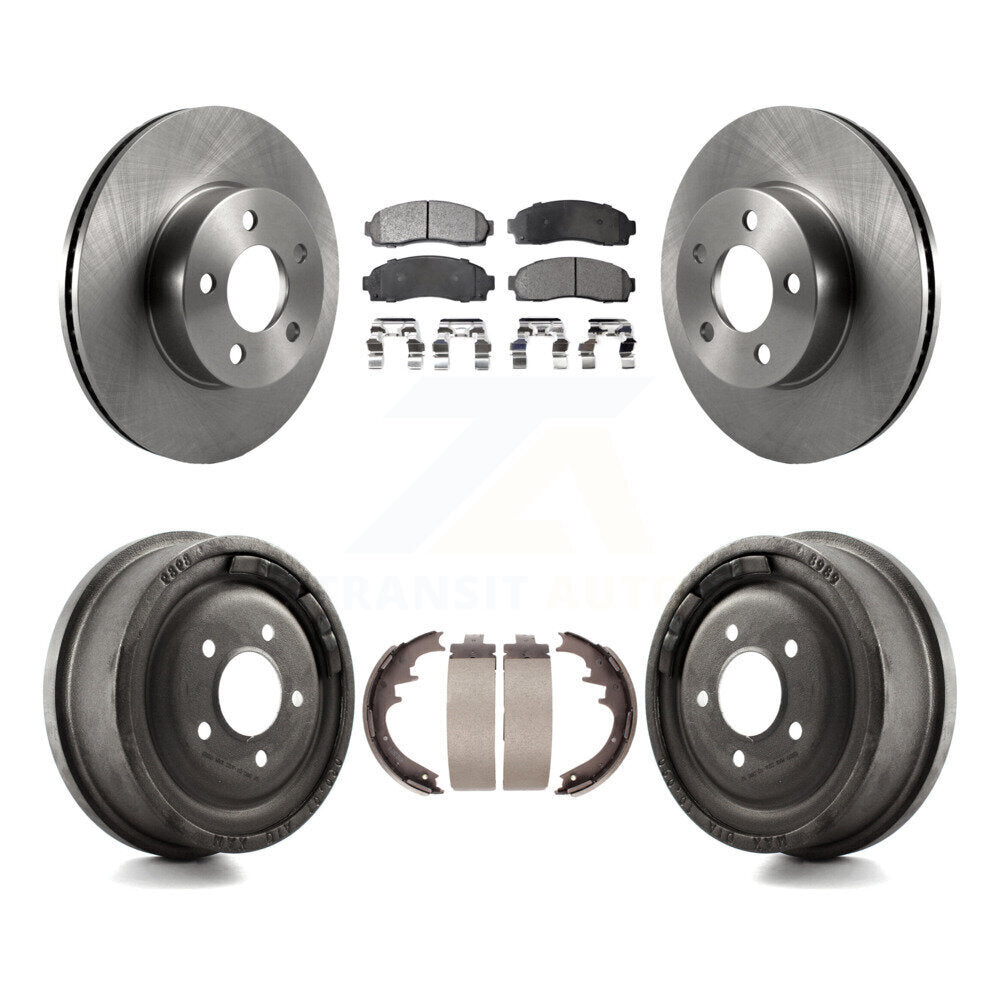[Avant + Arrière] Kit de Disque et plaquette (céramique) de frein pour Ford Ranger Mazda B4000 avec 10" Diameter K8T-103725