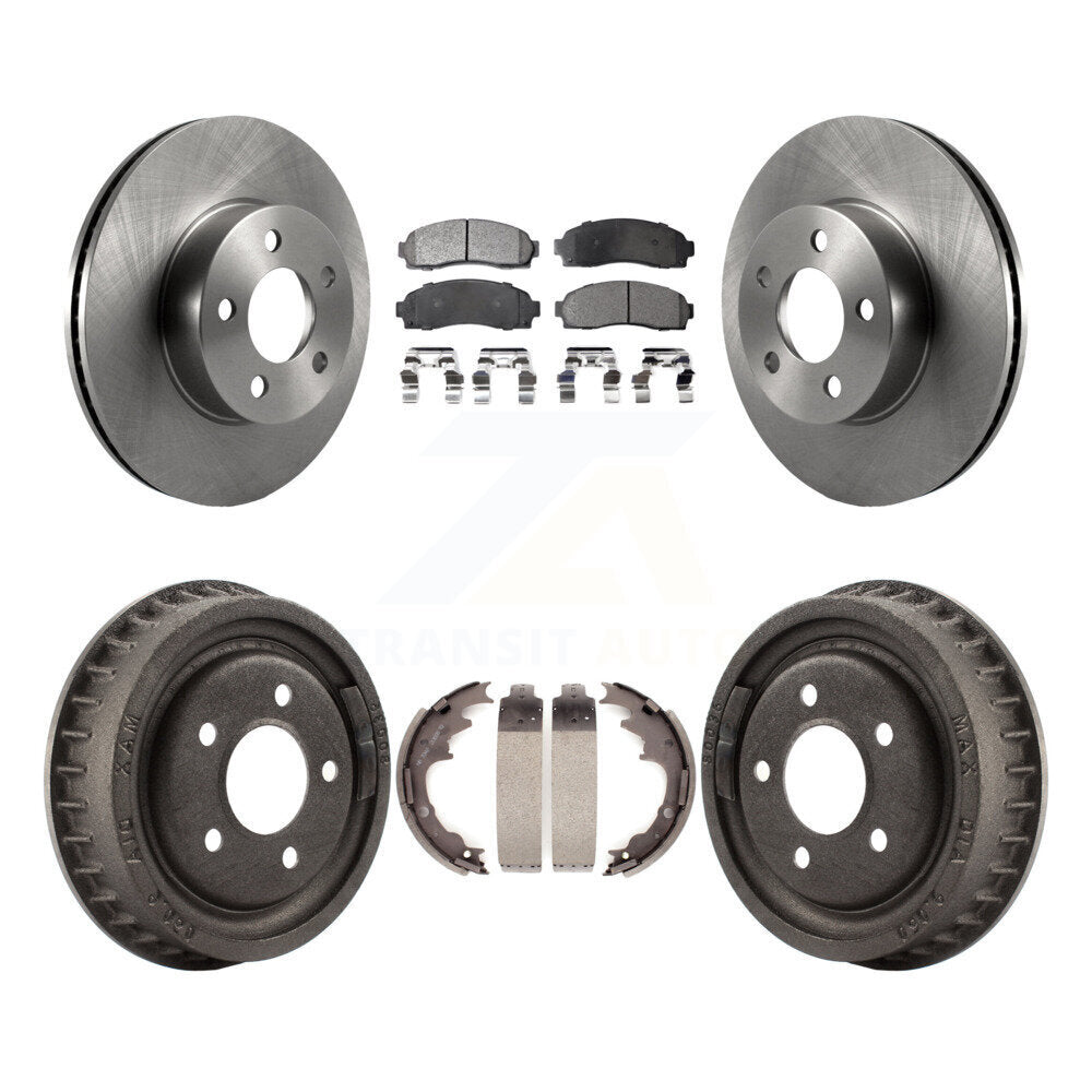 [Avant + Arrière] Kit de Disque et plaquette (céramique) de frein pour Ford Ranger Mazda B4000 avec 9" Diameter K8T-103727