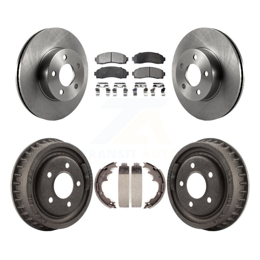 [Avant + Arrière] Kit de Disque et plaquette (céramique) de frein pour Ford Ranger Mazda B4000 avec 9" Diameter K8T-103727