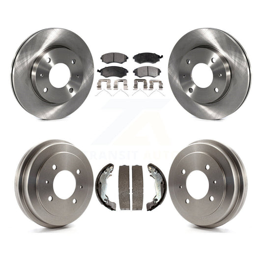 [Avant + Arrière] Kit de Disque et plaquette (céramique) de frein pour Hyundai Elantra rear brakes K8T-103732