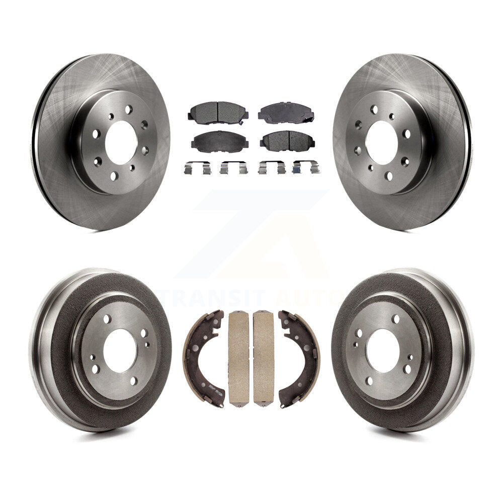 [Avant + Arrière] Kit de Disque et plaquette (céramique) de frein pour Honda Civic Acura EL K8T-103737