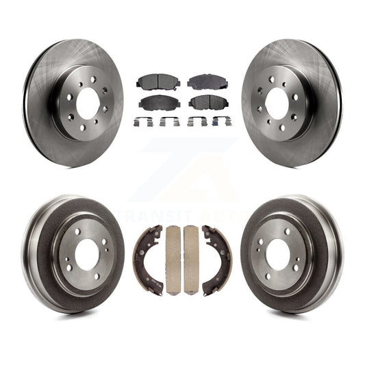 [Avant + Arrière] Kit de Disque et plaquette (céramique) de frein pour Honda Civic Acura EL K8T-103737