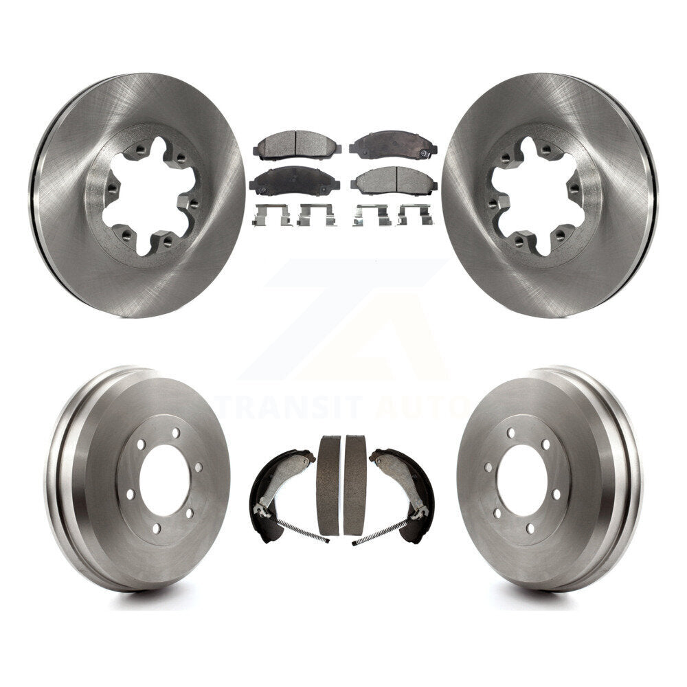 [Avant + Arrière] Kit de Disque et plaquette (céramique) de frein pour Chevrolet Colorado GMC Canyon Isuzu i-290 i-280 i-370 i-350 K8T-103740
