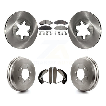 [Avant + Arrière] Kit de Disque et plaquette (céramique) de frein pour Chevrolet Colorado GMC Canyon Isuzu i-290 i-280 i-370 i-350 K8T-103740