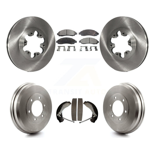 [Avant + Arrière] Kit de Disque et plaquette (céramique) de frein pour Chevrolet Colorado GMC Canyon Isuzu i-290 i-280 i-370 i-350 K8T-103740