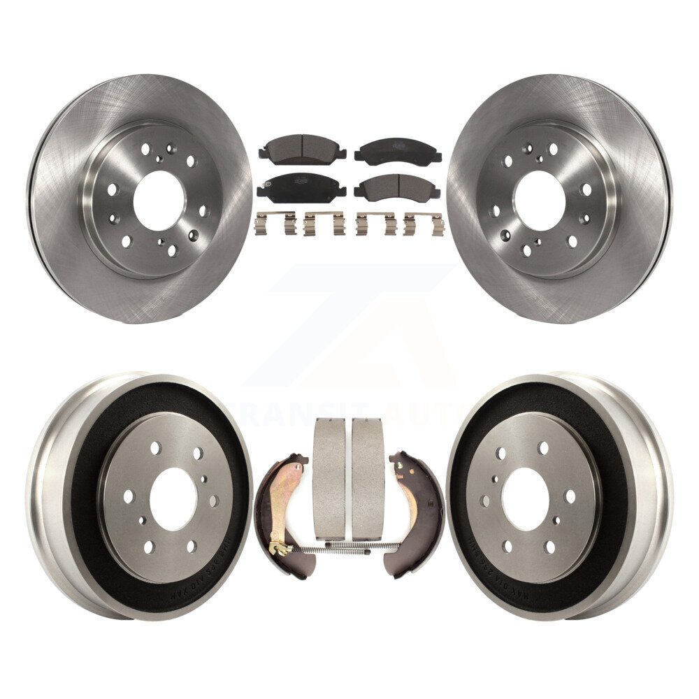 [Avant + Arrière] Kit de Disque et plaquette (céramique) de frein pour Chevrolet Silverado 1500 GMC Sierra Classic K8T-103742