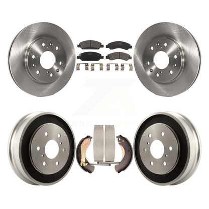 [Avant + Arrière] Kit de Disque et plaquette (céramique) de frein pour Chevrolet Silverado 1500 GMC Sierra Classic K8T-103742