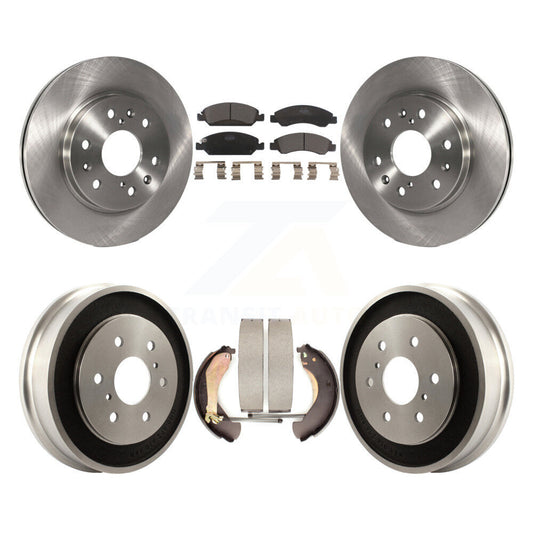 [Avant + Arrière] Kit de Disque et plaquette (céramique) de frein pour Chevrolet Silverado 1500 GMC Sierra Classic K8T-103742