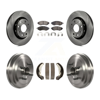 [Avant + Arrière] Kit de Disque et plaquette (céramique) de frein pour Chevrolet Aveo Aveo5 Pontiac G3 Wave Wave5 avec Hub Assembly K8T-103744
