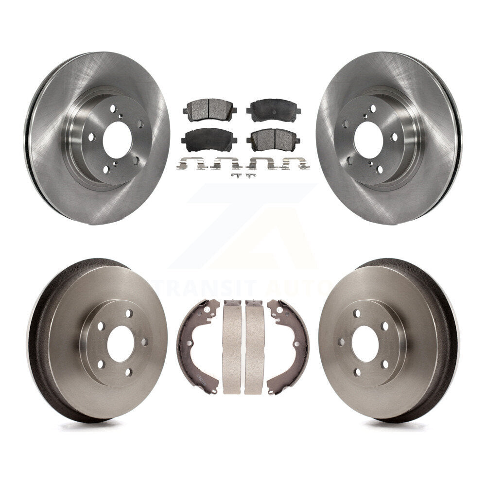 [Avant + Arrière] Kit de Disque et plaquette (céramique) de frein pour 1998-2002 Subaru Forester 4-Wheel ABS K8T-103745
