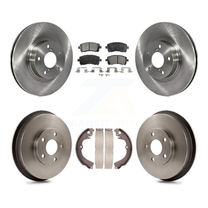 [Avant + Arrière] Kit de Disque et plaquette (céramique) de frein pour 1998-2002 Subaru Forester 4-Wheel ABS K8T-103745