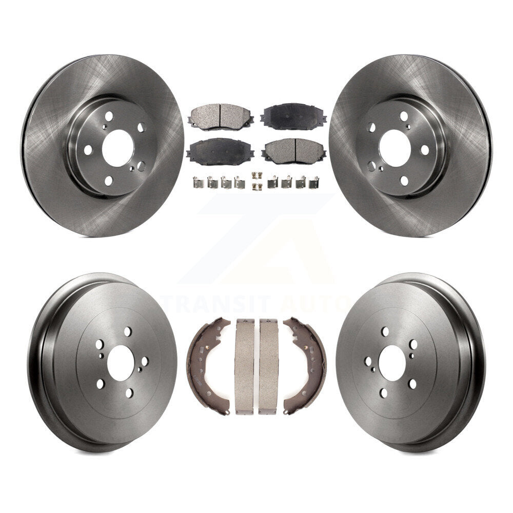 [Avant + Arrière] Kit de Disque et plaquette (céramique) de frein pour Toyota Corolla K8T-103746