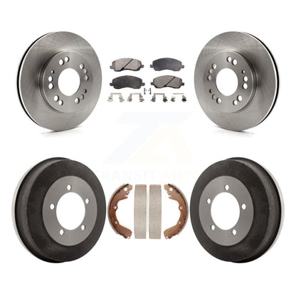 [Avant + Arrière] Kit de Disque et plaquette (céramique) de frein pour 2001 Mitsubishi Eclipse Galant From 06/01 2.4L K8T-103748