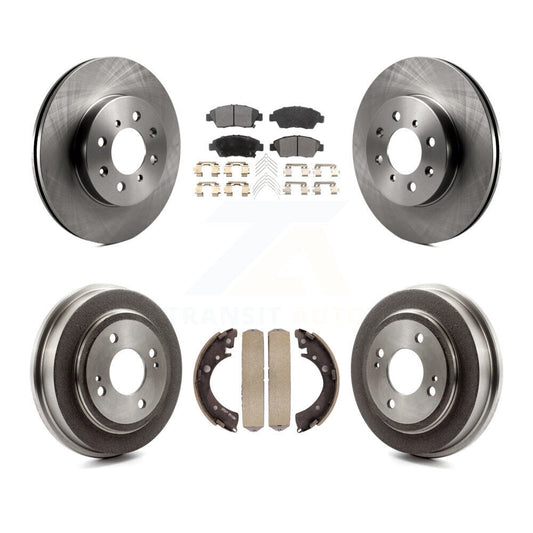 [Avant + Arrière] Kit de Disque et plaquette (céramique) de frein pour 2007-2008 Honda Fit K8T-103752