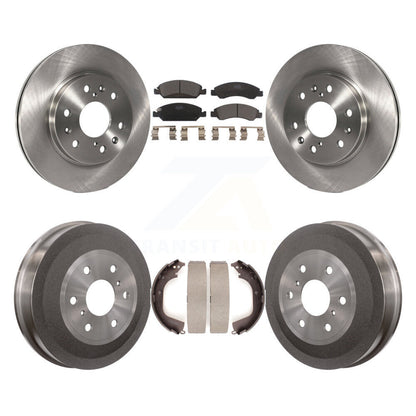 [Avant + Arrière] Kit de Disque et plaquette (céramique) de frein pour Chevrolet Silverado 1500 GMC Sierra K8T-103758
