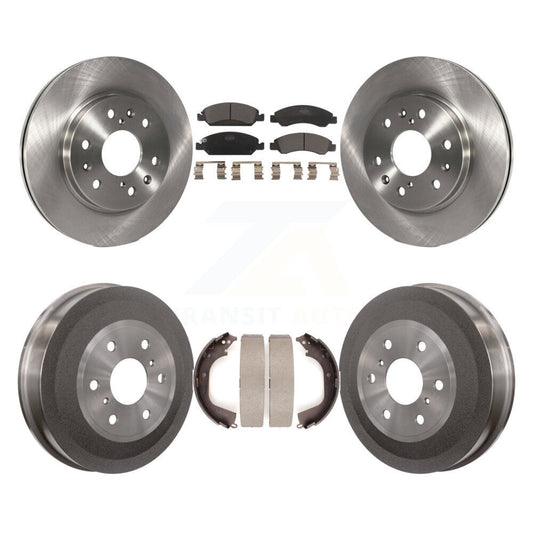 [Avant + Arrière] Kit de Disque et plaquette (céramique) de frein pour Chevrolet Silverado 1500 GMC Sierra K8T-103758