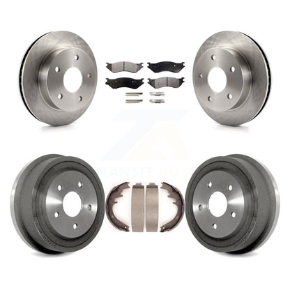 [Avant + Arrière] Kit de Disque et plaquette (céramique) de frein pour 2000-2001 Dodge Ram 1500 4WD K8T-103761