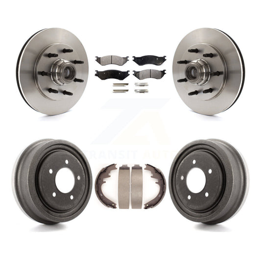 [Avant + Arrière] Kit de Disque et plaquette (céramique) de frein pour 1999 Ford F-150 RWD avec 7 Lug Wheels K8T-103765
