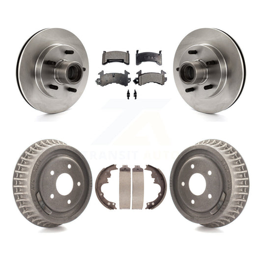 [Avant + Arrière] Kit de Disque et plaquette (céramique) de frein pour Chevrolet S10 GMC Sonoma Blazer Jimmy Isuzu Hombre K8T-103767