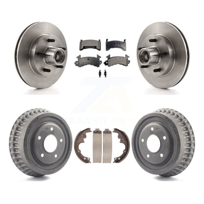 [Avant + Arrière] Kit de Disque et plaquette (céramique) de frein pour Chevrolet S10 Camaro Pontiac Monte Carlo GMC Firebird Blazer El Camino Buick Regal S15 Oldsmobile Cutlass Supreme Jimmy Sonoma K8T-103770