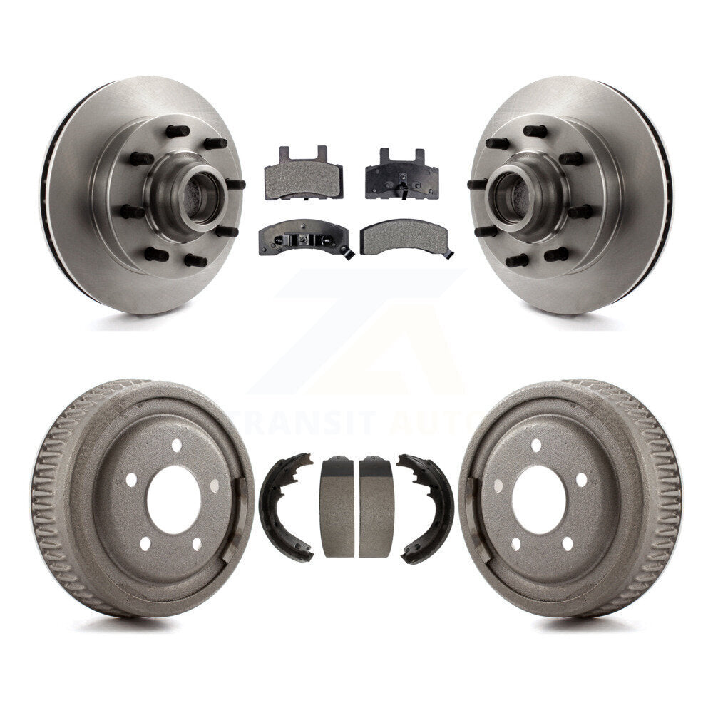 [Avant + Arrière] Kit de Disque et plaquette (céramique) de frein pour GMC Yukon Chevrolet C1500 Suburban K8T-103781