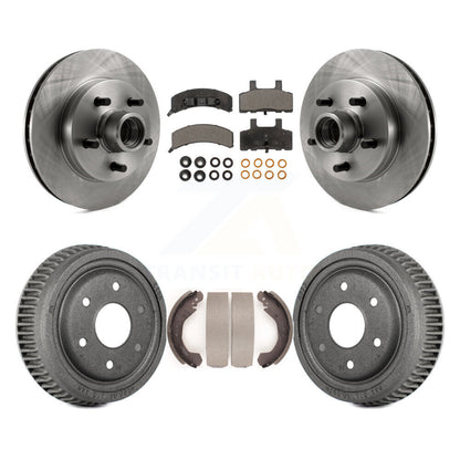[Avant + Arrière] Kit de Disque et plaquette (céramique) de frein pour GMC Yukon RWD avec 10" Diameter K8T-103782