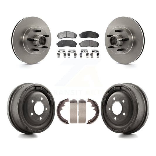 [Avant + Arrière] Kit de Disque et plaquette (céramique) de frein pour 2006-2009 Ford Ranger RWD avec 10" Diameter K8T-103783