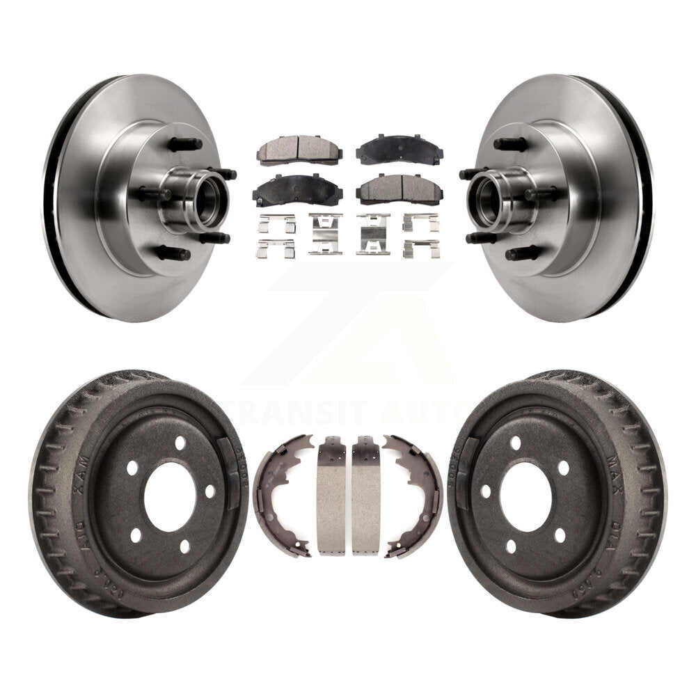 [Avant + Arrière] Kit de Disque et plaquette (céramique) de frein pour Ford Ranger Mazda B2500 B3000 B4000 avec 9" Diameter K8T-103787